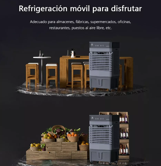 Enfriador Aire Portátil Acondicionado Ventilador Cooler