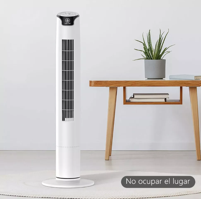 Ventilador de Torre Oscilante Regulable 3 Velocidades Blanco VEN17
