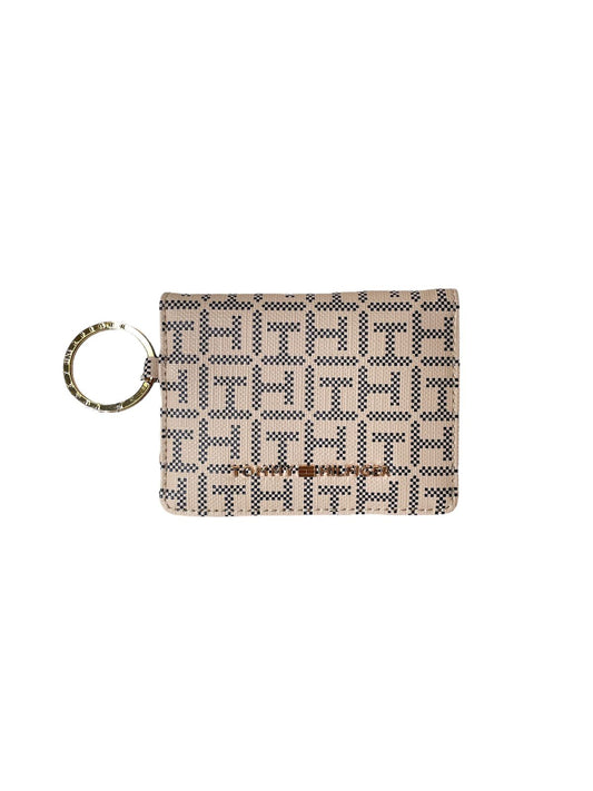 Tarjetero Tommy Hilfiger Beige con Anillo Dorado