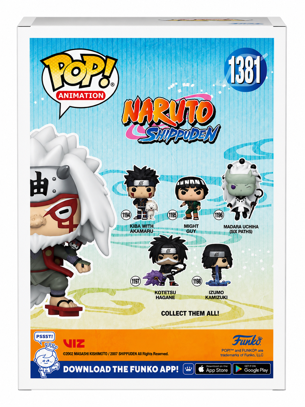 Funko Pop! Animation #1381 – Jiraiya (Sage Mode) Special Edition | Naruto Shippuden