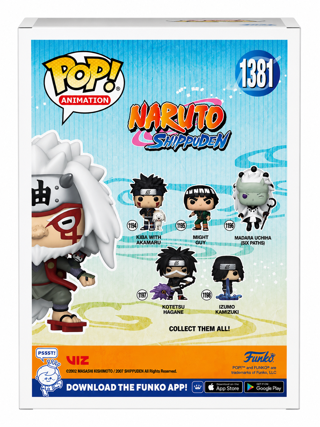 Funko Pop! Animation #1381 – Jiraiya (Sage Mode) Special Edition | Naruto Shippuden