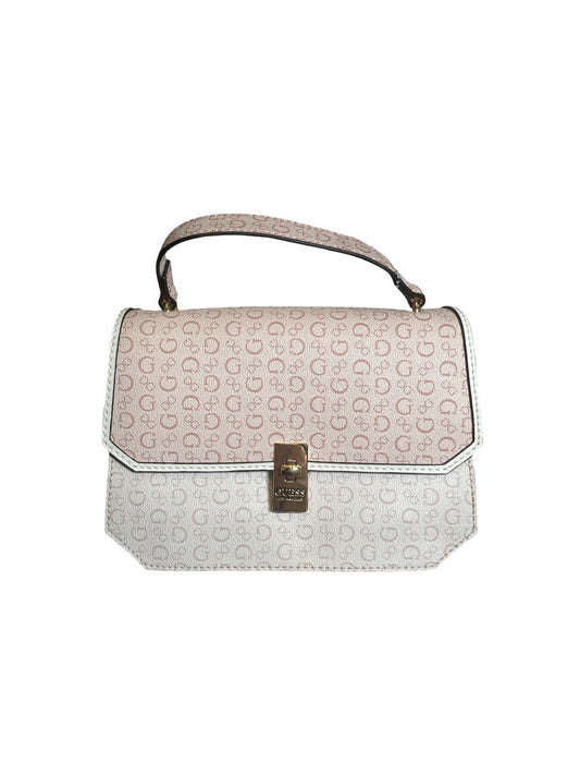 Crossbody GUESS Rosa Monograma con Asa y Correa Ajustable
