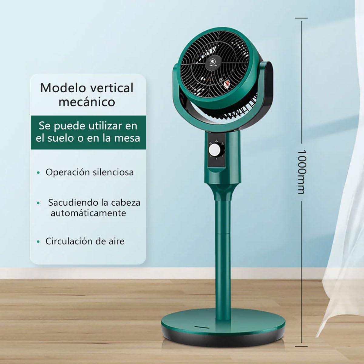 Ventilador De Piso Portatil Circulador De Aire 3 Velocidades