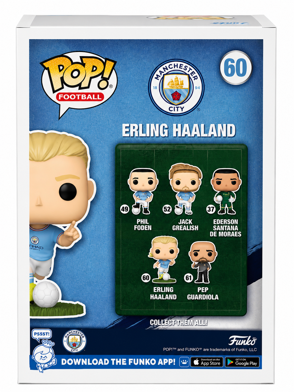 Funko Pop! Football #60 – Erling Haaland | Manchester City