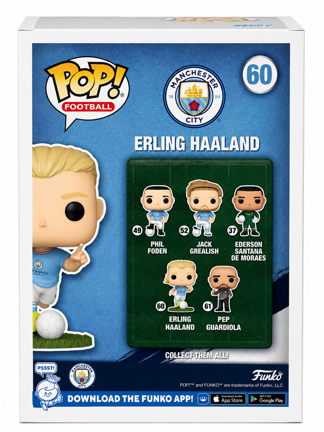 Funko Pop! Football #60 – Erling Haaland | Manchester City