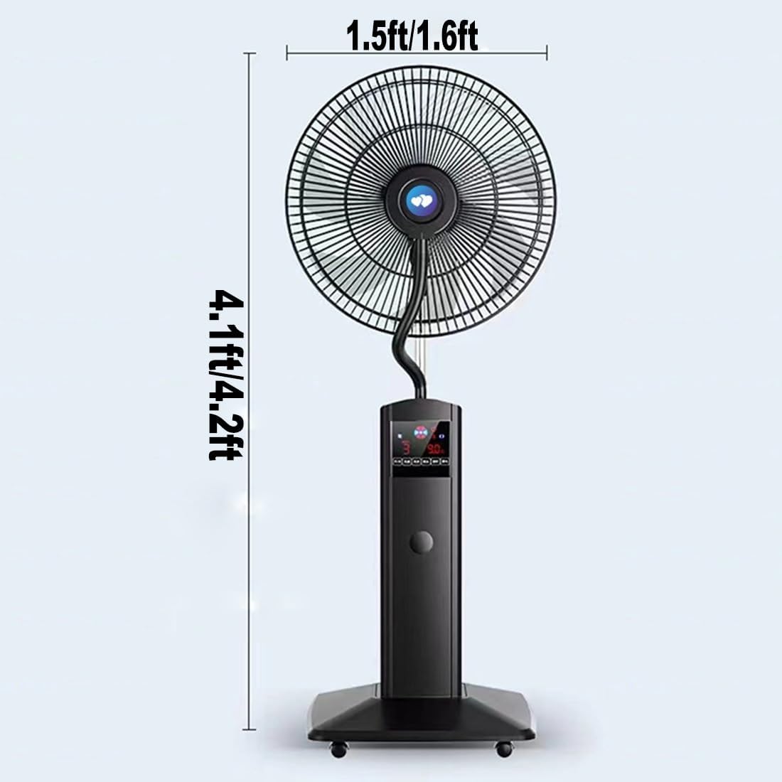 Ventilador De Gran Capacidad De 1,8 L, Pantalla Táctil LED Grande VEN VEN13