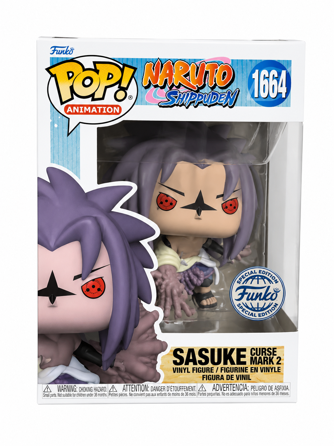 Funko Pop! Animation #1664 – Sasuke Curse Mark 2 (Special Edition) | Naruto Shippuden