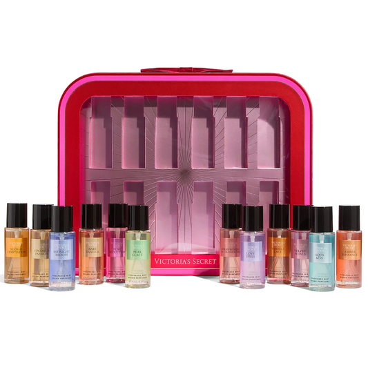 Estuche de 12 Body Mists Victoria’s Secret | Set de Regalo Premium