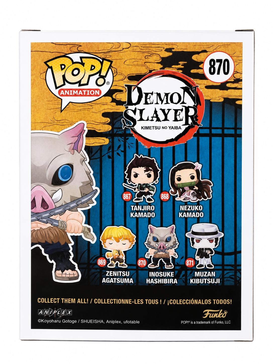 Funko Pop! Animation Demon Slayer #870 – Inosuke Hashibira