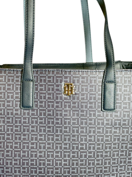 Bolsa Tote Tommy Hilfiger Azul Monogram – Elegancia funcional