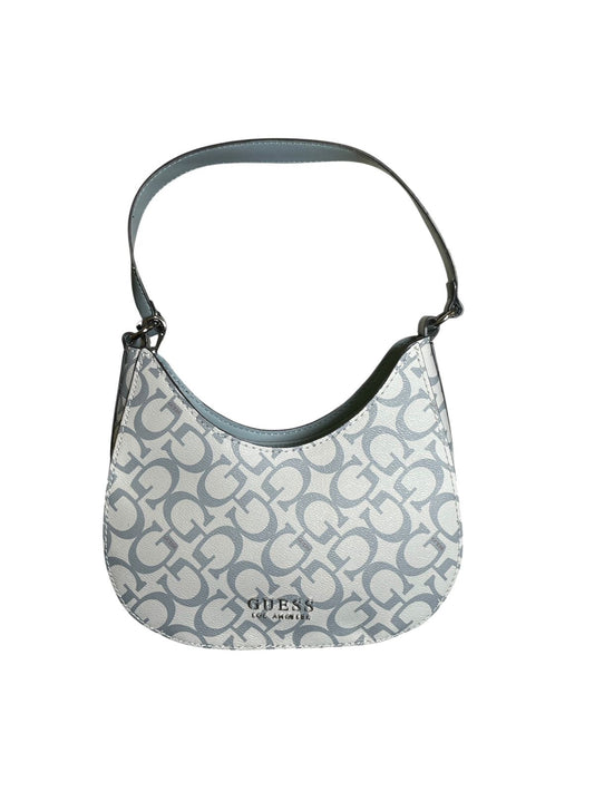 Bolsa Shoulder GUESS Azul Claro con Monograma